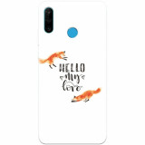 Husa silicon pentru Huawei P30 Lite, Hello My Love