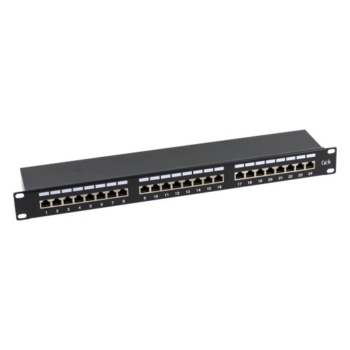 Patch Panel 1U, FTP cat5e, 24 porturi RJ45 - ASYTECH Networking ASY-PP-FTP5E-24