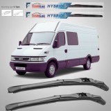 Cumpara ieftin Ștergătoare IVECO Daily MK3 (2004&ndash;2006) Hibrid | Set față &ndash; TeamCar&reg;