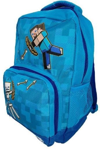 Ghiozdan Minecraft Steve & Skeleton, 35 cm, Gradinita, Clasa 0, NOU !!,  Unisex, Rucsac | Okazii.ro