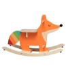 Calut Balansoar Lemn Vulpe Vilac Andy Westface, 1+ ani, 77x50x28 cm. Balansoar copii, jucarie lemn, motricitate, echilibru