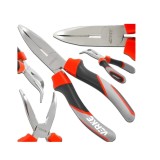 Cleste cu varf lung si curbat, maner izolat, lungime 160 mm, Verke