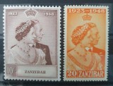 Zanzibar 1948, Royal Silver Wedding, regi, nestampilat, MH