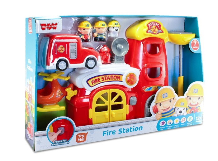 Jucarie interactiva - Prima mea statie de pompieri PlayLearn Toys