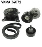 SKF VKMA 34071 Set curea transmisie cu caneluri