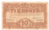 SV * Danemarca TI KRONER / 10 COROANE 1943