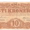 SV * Danemarca TI KRONER / 10 COROANE 1943