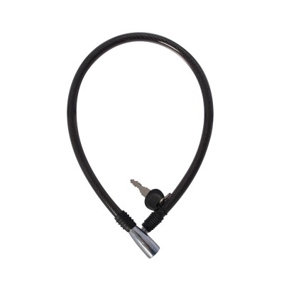 Antifurt cu cheie,10mm x 650mm, negru Cod:LK228OXB foto