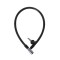Antifurt cu cheie,10mm x 650mm, negru Cod:LK228OXB