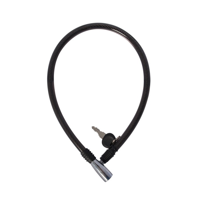 Antifurt cu cheie,10mm x 650mm, negru Cod:LK228OXB