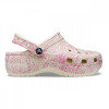 Saboți Crocs Classic Platform Snake Print Clog Roz - Pink Clay, 36 - 39