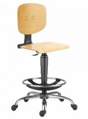 Scaun profesional 1290 Nor din Lemn cu Mecanism Simplu si Inaltator scaun, 99.5 x 57 cm foto
