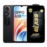 Folie de Protectie pentru Oppo A38, TEO, Sticla Securizata ESD, Margini Negre, Rezistenta la Zgirieturi, Antistatica, 0.35 mm, Transparenta