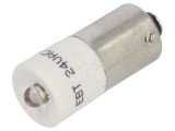 Lampă LED albă BA9S T10 24V 24VAC plastic -20&deg; p&acirc;nă la 60&deg;C