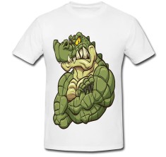 Tricou &amp;quot; Muscular alligator &amp;quot; foto