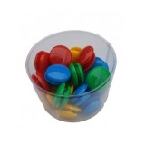 Magneti pentru tabla CNX 83012, diametru 30mm, diverse culori, borcan cu 50 buc