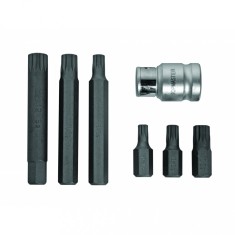 Set prelungitor cu biti XZN М6-М12 set 6pcs S2 TMP HardWork ToolsRange