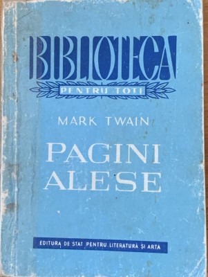 Pagini alese - Mark Twain foto