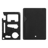 Unealtă Multifuncțională de Buzunar 11 &icirc;n 1, cu Husă, Oțel Inoxidabil, Negru, CMCLASS