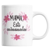 Cana alba personalizata &quot;MAMA, Esti minunata&quot;, INOVATIX&reg;. 330ml