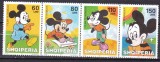 Albania 1999 Disney MI 2686-2689 MNH