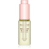 Makeup Revolution Nourish &amp; Care tratament intensiv pentru unghii și cuticule uscate cu ulei de migdale 15 ml