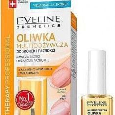 Tratament profesional pentru unghii, Eveline Cosmetics, Oliwka, 12ml