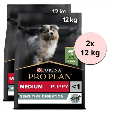 Purina PRO PLAN PUPPY Medium Sensitive Digestion LAMB 2 x 12kg foto