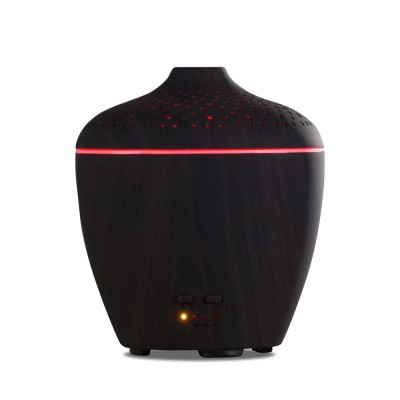 Difuzor aromaterapie cu ultrasunete si lumina LED 7 culori Sixu YD-027 150 ml wenge foto