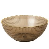 Bol elegant Pufo Waves pentru fusecuri, biscuiti, fructe, prajituri si gustari- accesoriu rafinat pentru servire si decorul mesei, 22 cm