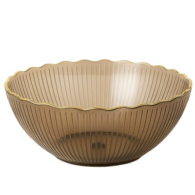 Bol elegant Pufo Waves pentru fusecuri, biscuiti, fructe, prajituri si gustari- accesoriu rafinat pentru servire si decorul mesei, 22 cm foto