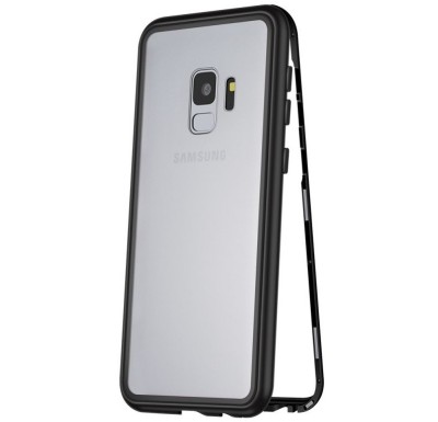 Husa Magnetic Case 360&amp;deg; pentru Samsung Galaxy S9 Plus, Negru foto
