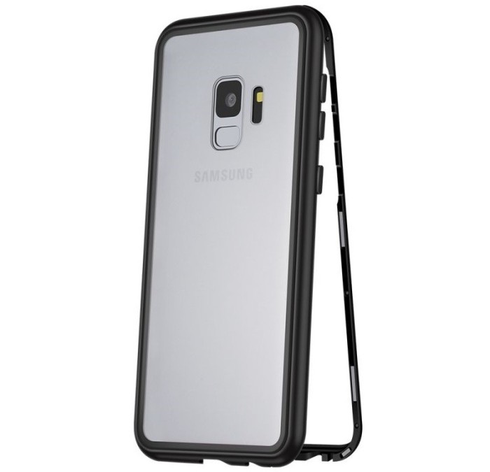 Husa Magnetic Case 360&deg; pentru Samsung Galaxy S9 Plus, Negru
