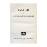 Omagiu lui Constantin Kirițescu, 1937, cu dedicația autorului