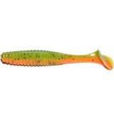 Shad Hide Up Stagger Original 2.5&quot; Salt, S-04 Chart Orange Black Flake, 6.6cm, 2.2g, 7buc/pac