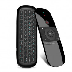 Telecomanda 4in1 Airmouse Techstar® W1, Wireless, Telecomanda, Tastatura, Controler, Mouse. Ideala pentru SmartTV, PC, TV Box