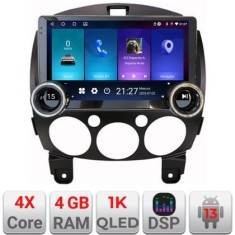 Navigatie Mazda 2 2007-2013 Edotec 4+64 10.5 inch Incell 1K android Wifi 5Ghz gps internet Kit-mazda2 CarStore Technology