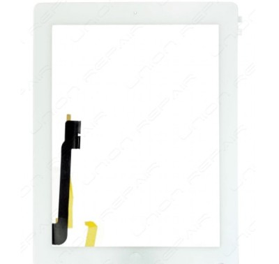 Touchscreen iPad 3, iPad 4, White foto