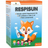 Respisun Sun Wave Pharma, Solutie Salina Hipertonica 3%, 24 x 4ml, Inhalare, Aerosoli, Bronsiolita, Fibroza chistica