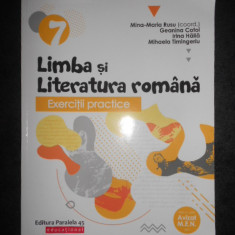 MINA-MARIA RUSU - LIMBA SI LITERATURA ROMANA. EXERCITII PRACTICE, CLASA A 7-A