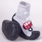 Mocasini pentru copii cu talpă antiderapantă &ndash; Design mașină roșie (Marime