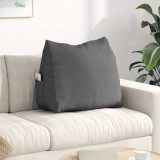 vidaXL Perna pentru spate Gri &icirc;nchis 60 x 20 x 50 cm țesătură 42015032