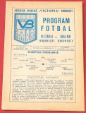 Program meci fotbal VICTORIA BUCUREST-DINAMO BUCURESTI (22.10.1989)