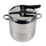 Oala inteligenta sub presiune, FOXMAG24, inox cu capac, 9L