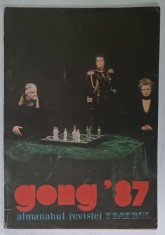 ALMANAHUL REVISTEI &amp;#039; TEATRUL &amp;#039; , GONG , 1987 foto