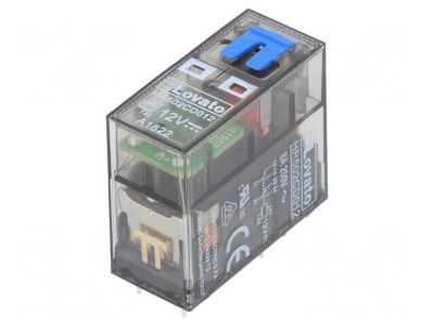 Releu Electromagnetic DPDT 12V 8A Soclu foto