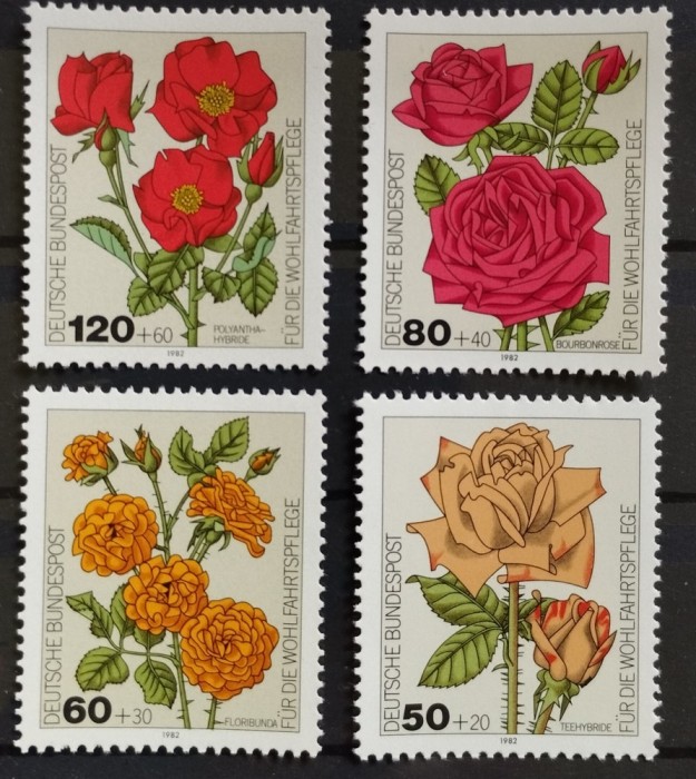 BC90, Germania 1982, serie flori