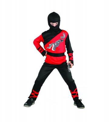 Costum carnaval Dragon Ninja pentru copii 6-8 ani (120-130 cm) foto