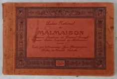 PALAIS NATIONAL DE MALMAISON , MINIALBUM CU FOTOGRAFII DE EPOCA , ANII &#039; 20 , TEXT IN FRANCEZA SI ENGLEZA