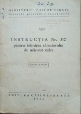 Instructia Pentru Folosirea Caruciorului De Masurat Calea NR. 310